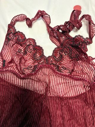 Picardías Selmark Rojo Transparente