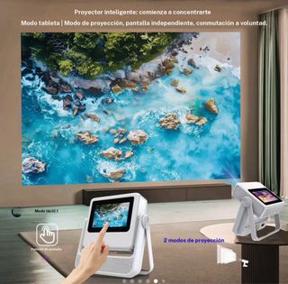 Proyector 4K 800 ANSI Lúmenes Pantalla Táctil