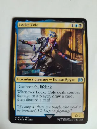 Carta Magic The Gathering Locke Cole FFVI