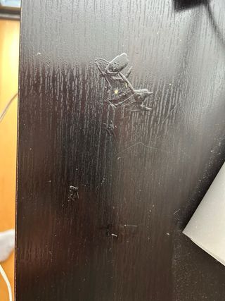 Escritorio IKEA Negro y Marrón