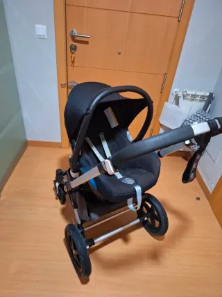 Pack Bugaboo+Maxicosi rojo y negro en Fuenlabrada