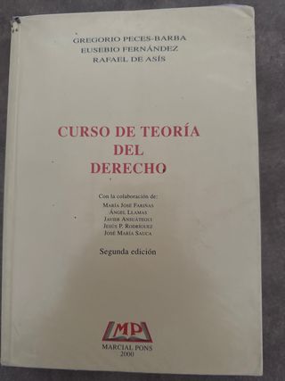 CURSO DE TEORIA DEL DERECHO.