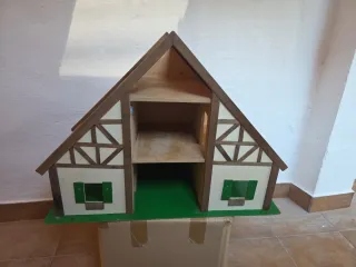 Casa de muñecas estilo alemán años 90