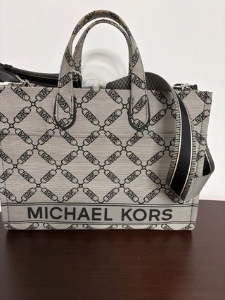 Bolso Michael Kors Beige y Negro
