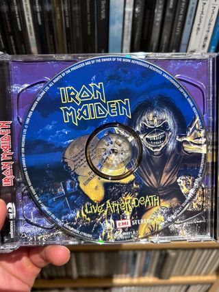 Doble CD Iron Maiden - Live After Death