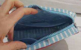 Neceser Hello Kitty azul y rosa