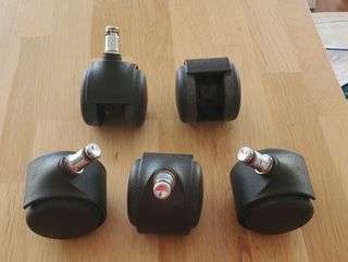 5 Rodes Cadira Oficina 11mm usades