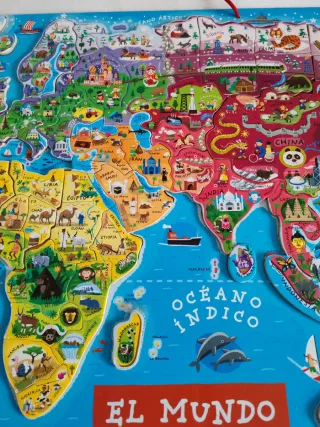 Puzzle Mapa Mundi Imam