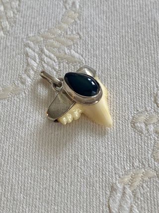 Colgante Plata y Onyx Étnico Nuevo
