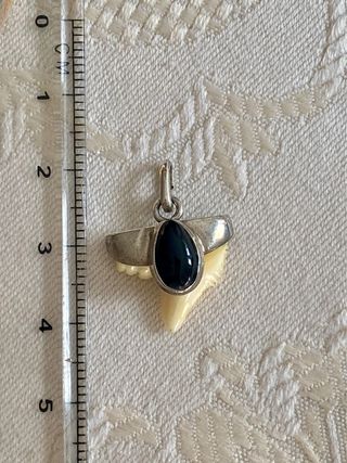 Colgante Plata y Onyx Étnico Nuevo