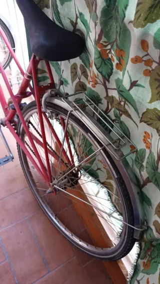 Bicicleta Clásica Rabasa Derbi 28 Roja