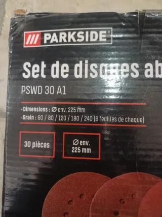 Dischi abrasivi Parkside PSWD 30 A1