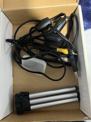 Videocámara NPG Azul y Plateada