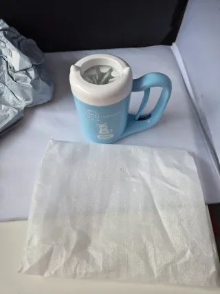 Limpiador de Patas para Perro Azul