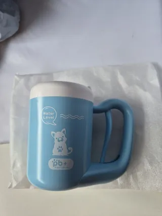 Limpiador de Patas para Perro Azul