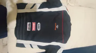 Chaqueta Ixon Moto Negra y Roja