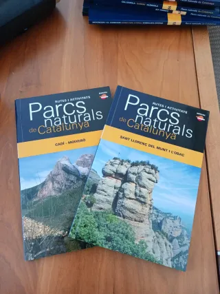 Col·lecció llibres Parcs naturals de catalunya