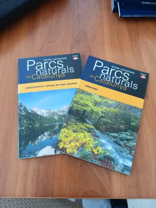 Col·lecció llibres Parcs naturals de catalunya