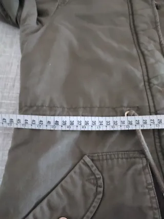 Anorak verde con capucha