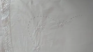 Sábana Algodón Bordada Cristina