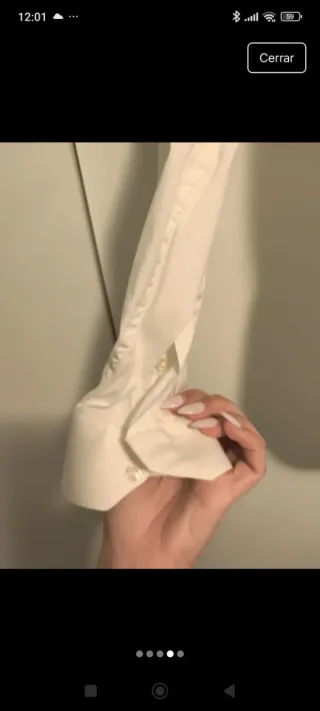 Camisa Zara Hombre Blanca