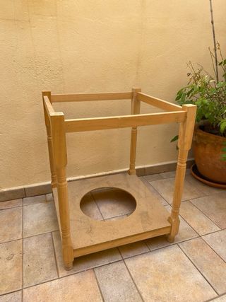 Patas para mesa camilla de madera