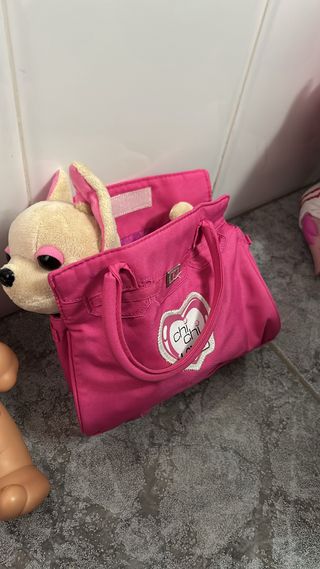 Muñeco perrito Chi Chi Love con bolso