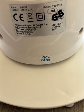 Ventilador de Torre Blanco