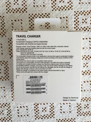 Caricabatterie Samsung 45W PD USB-C