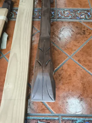 Restos Dinteles y Jambas Madera Maciza