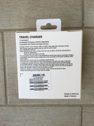 Caricabatterie Samsung 45W PD USB-C