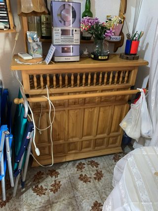 Barra de bar de madera para casa