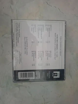 CD Luigi Boccherini - Sonate Complete