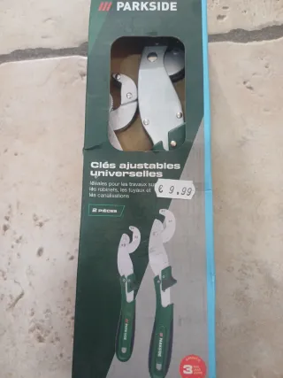 Set 2 Chiavi Regolabili Universali Parkside