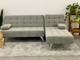 Nuevo sofa chaiselongue cama gris