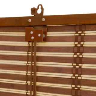 Estor enrollable bambú beige 100x160