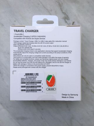 Caricabatterie Samsung 45W PD USB-C