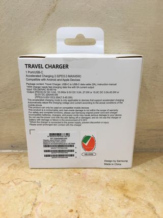 Caricabatterie Samsung 45W PD USB-C