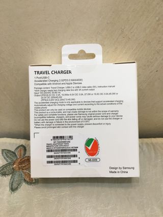 Caricabatterie Samsung 45W PD USB-C