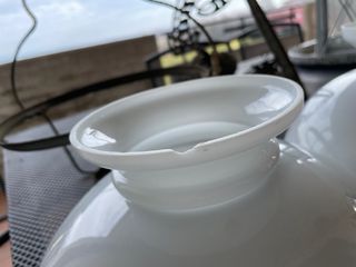 3 paralumi vintage in vetro