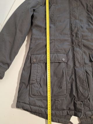 Abrigo gris mujer con capucha talla XL NUEVO