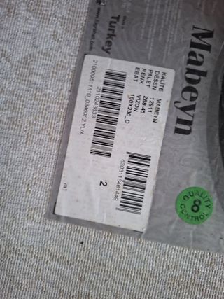 Alfombra 160x230cm Beige/Gris