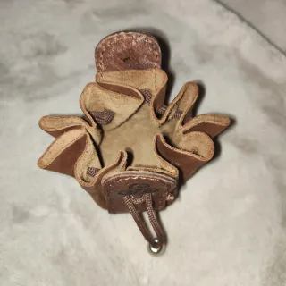 Bolsa de cuero para dados estilo medieval