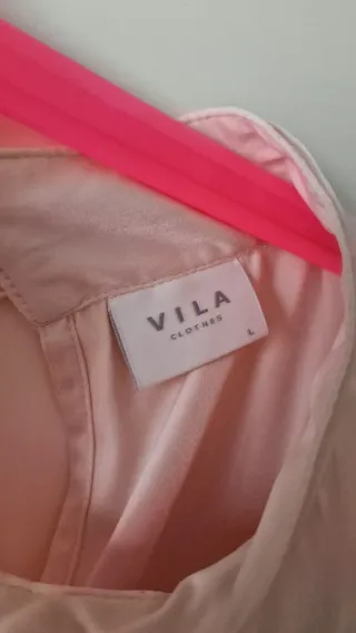 Blusa Vila rosa empolvado Talla L