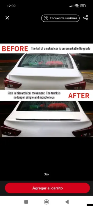 Alerón Universal para Coche