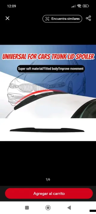 Alerón Universal para Coche