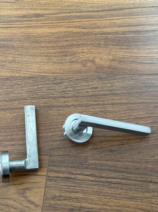 Manillas de puerta de acero inoxidable