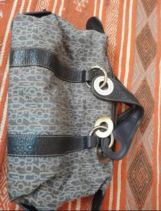 Bolso Adolfo Dominguez Negro/Gris