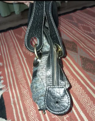 Bolso Adolfo Dominguez Negro/Gris