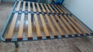 Somier 150x190 Metal y Madera